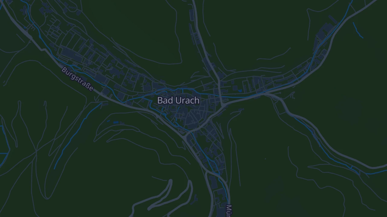 Karte von Bad Urach
