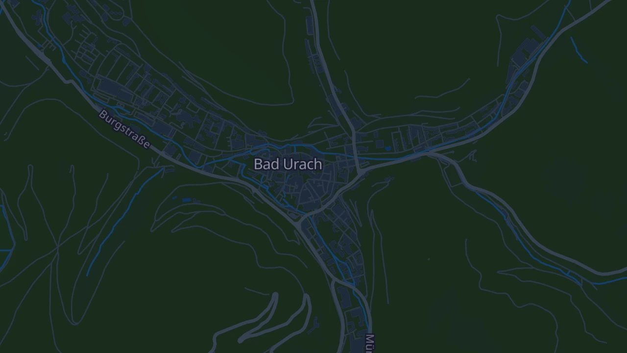 Karte von Bad Urach