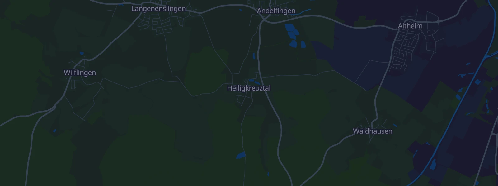 Karte von Heiligkreuztal
