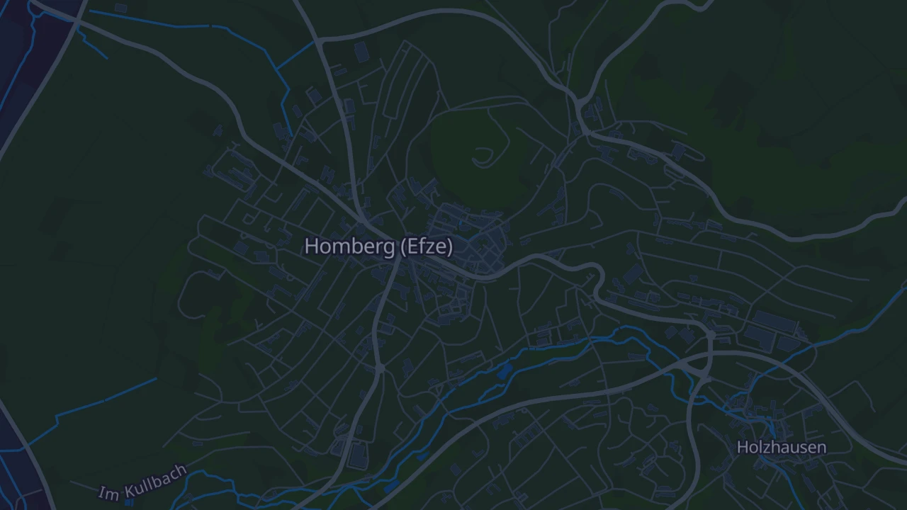 Karte von Homberg (Efze)