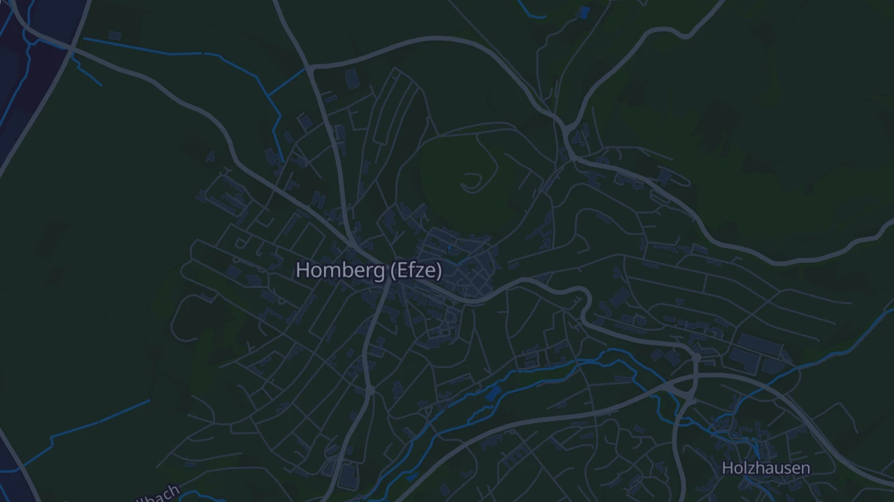 Karte von Homberg (Efze)