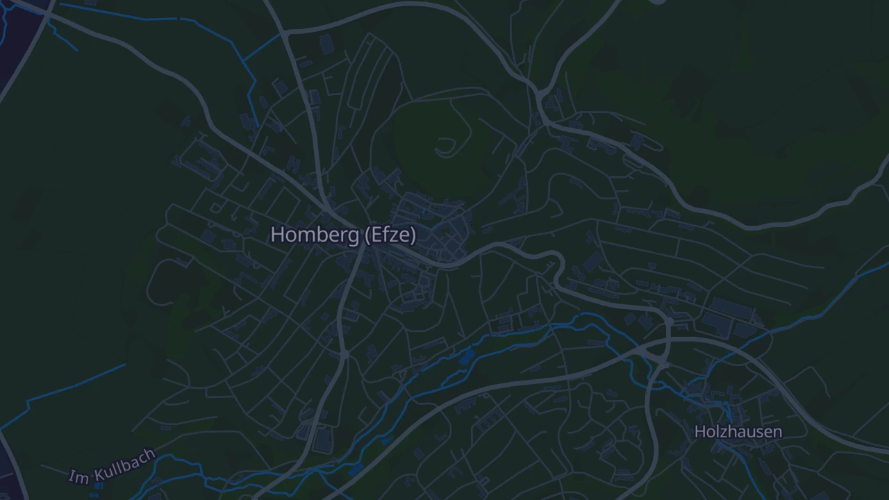 Karte von Homberg (Efze)