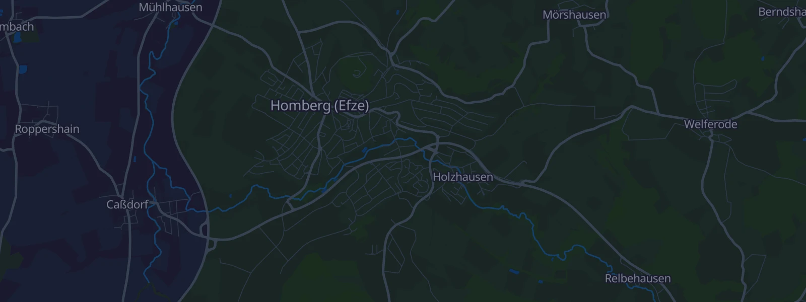 Karte von Homberg (Efze)