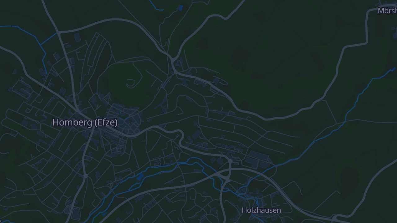 Karte von Homberg (Efze)