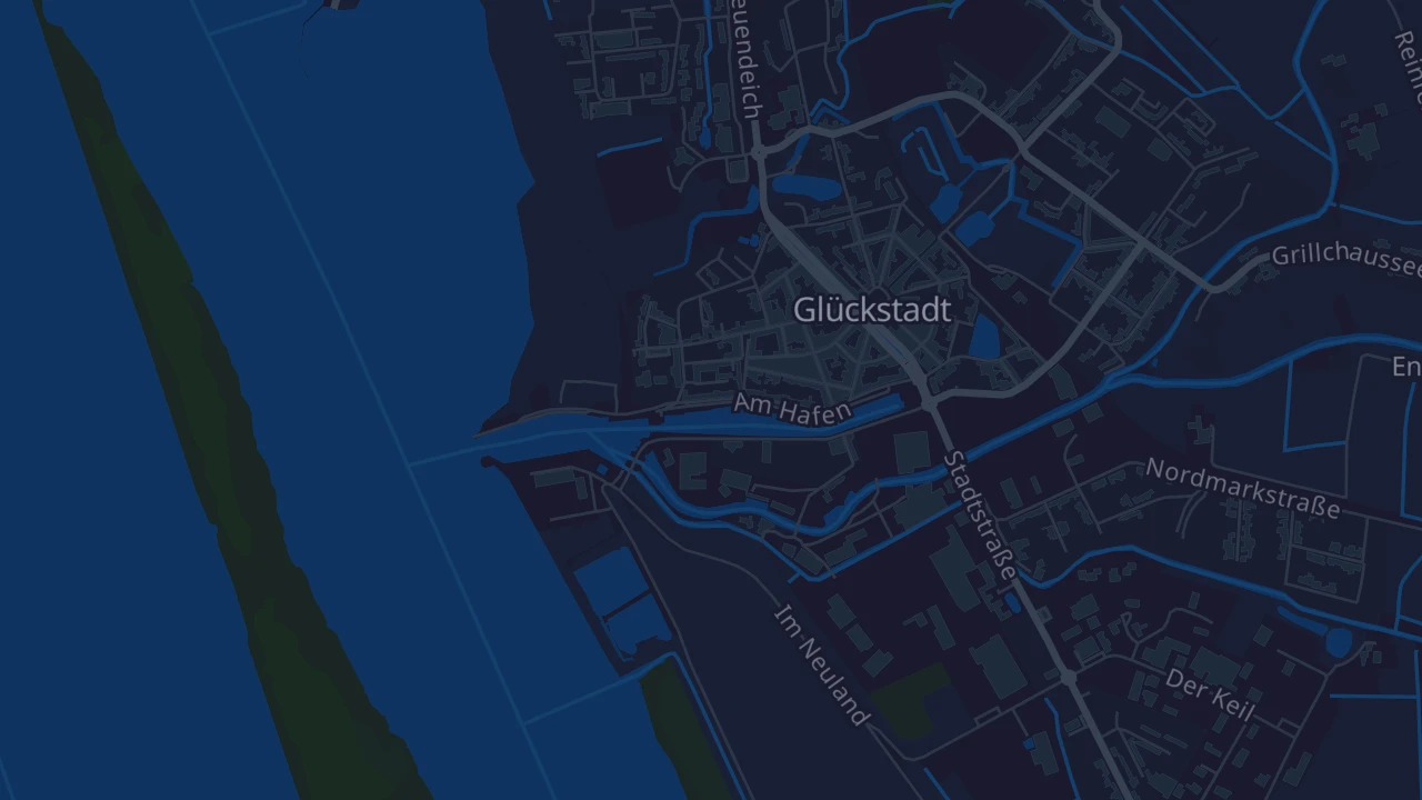 Karte von Glückstadt