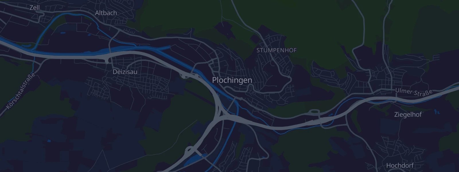 Karte von Plochingen
