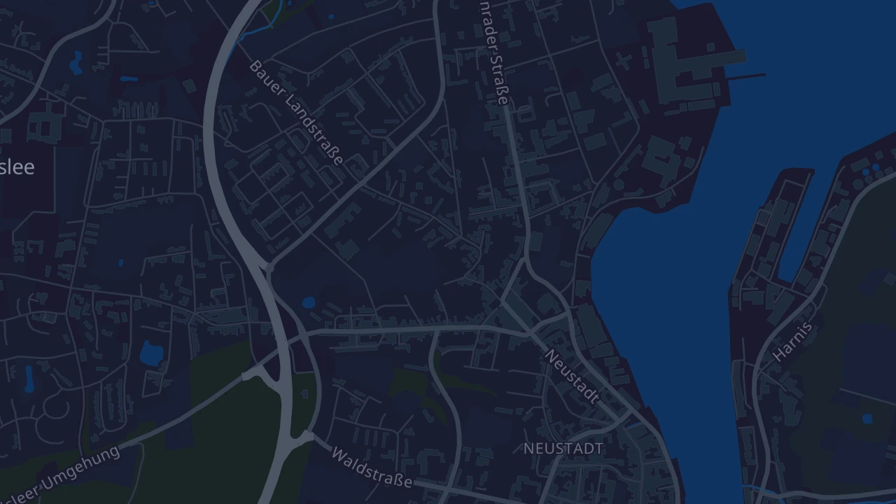 Karte von Flensburg