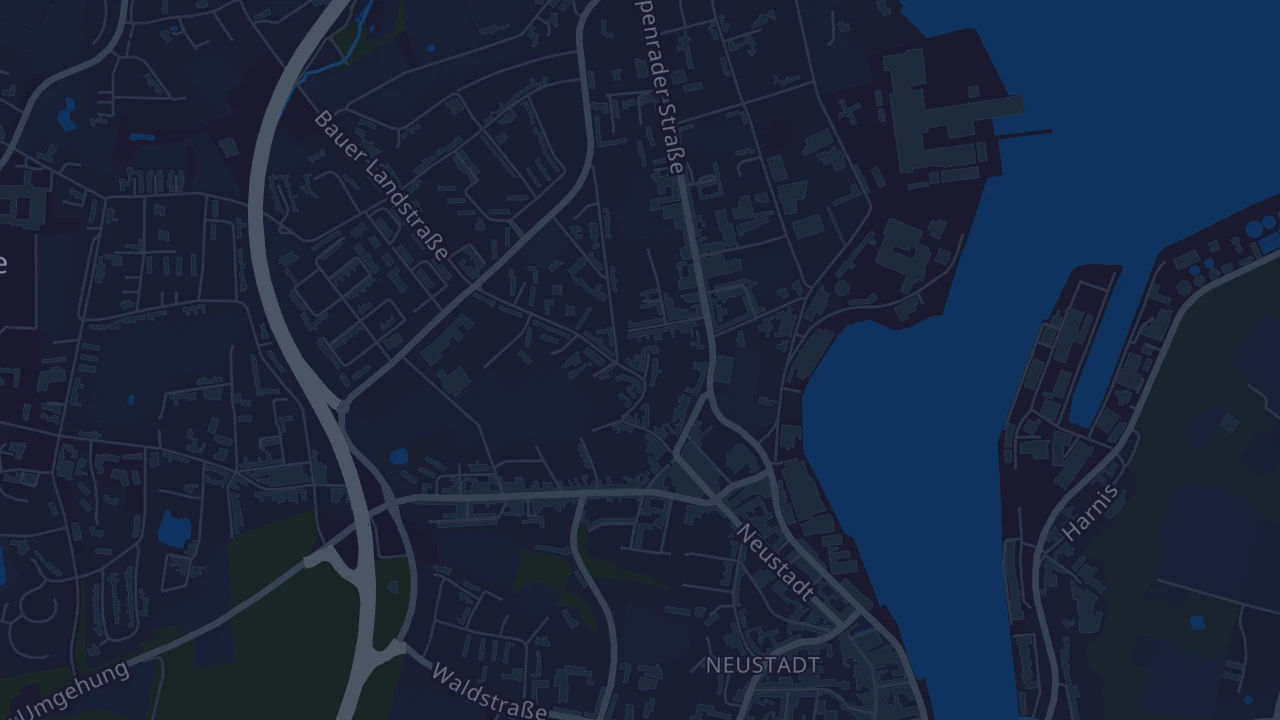 Karte von Flensburg