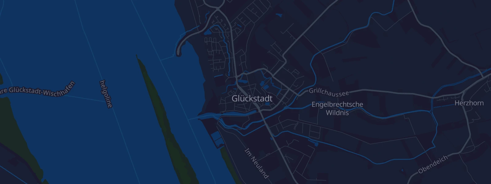 Karte von Glückstadt