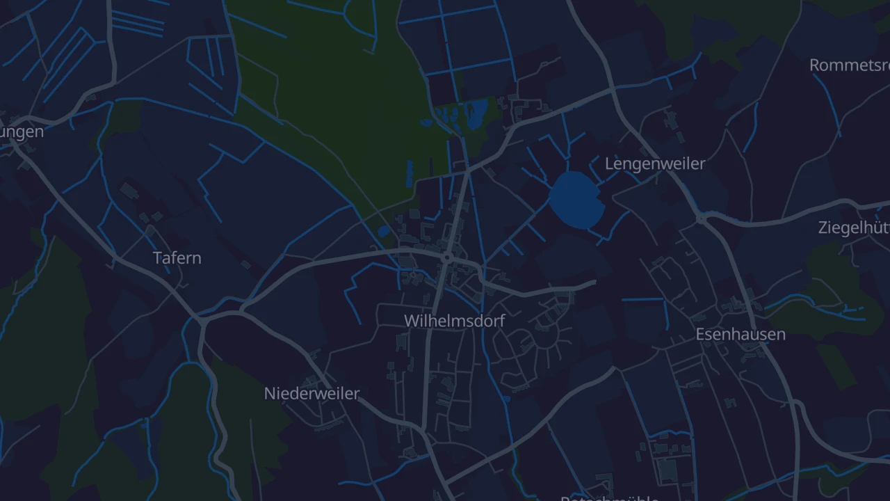 Karte von Wilhelmsdorf