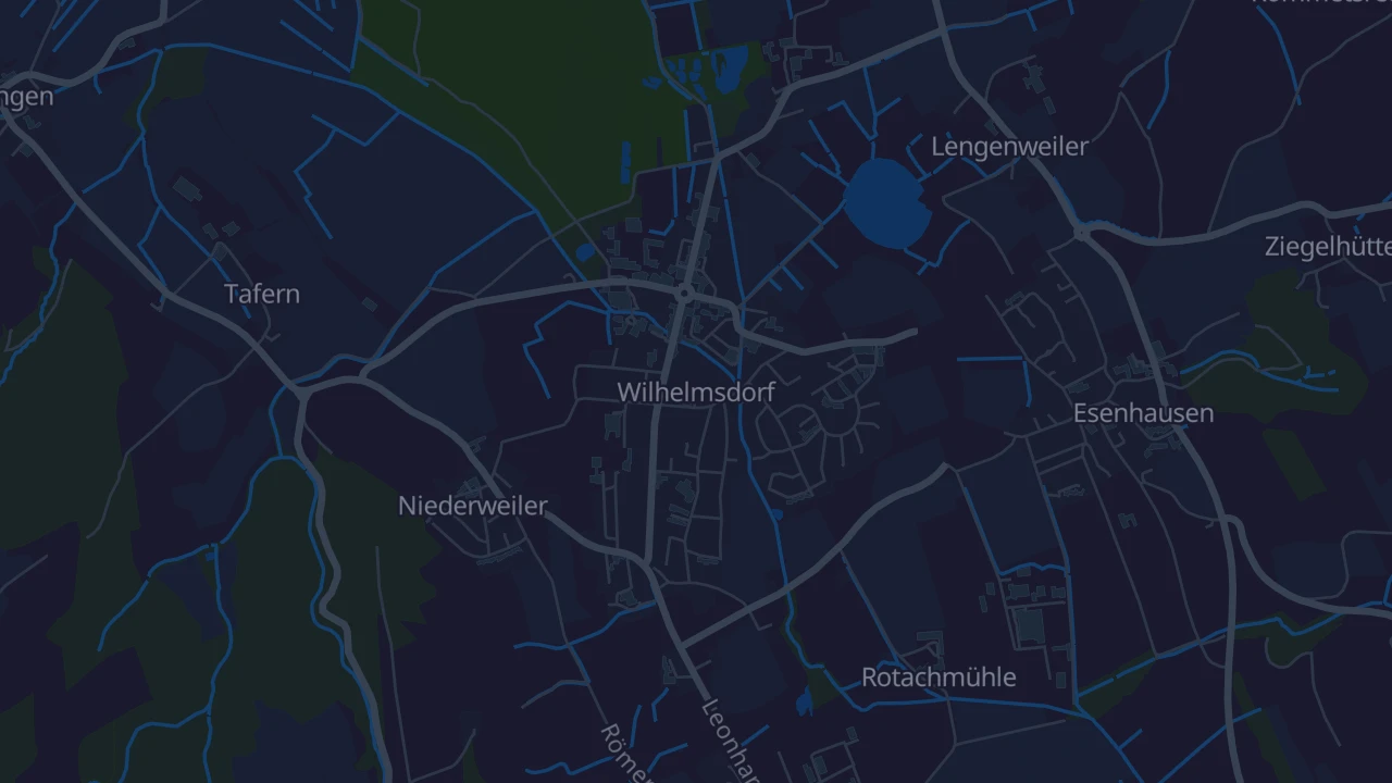 Karte von Wilhelmsdorf