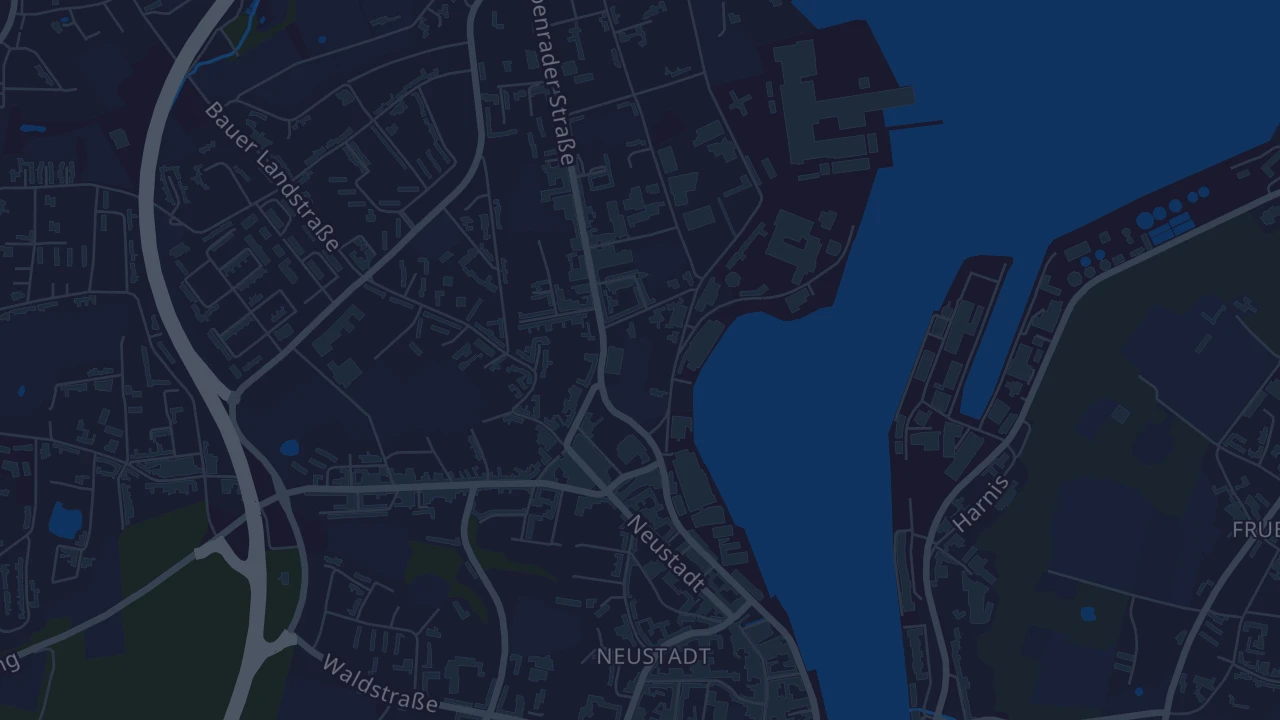 Karte von Flensburg