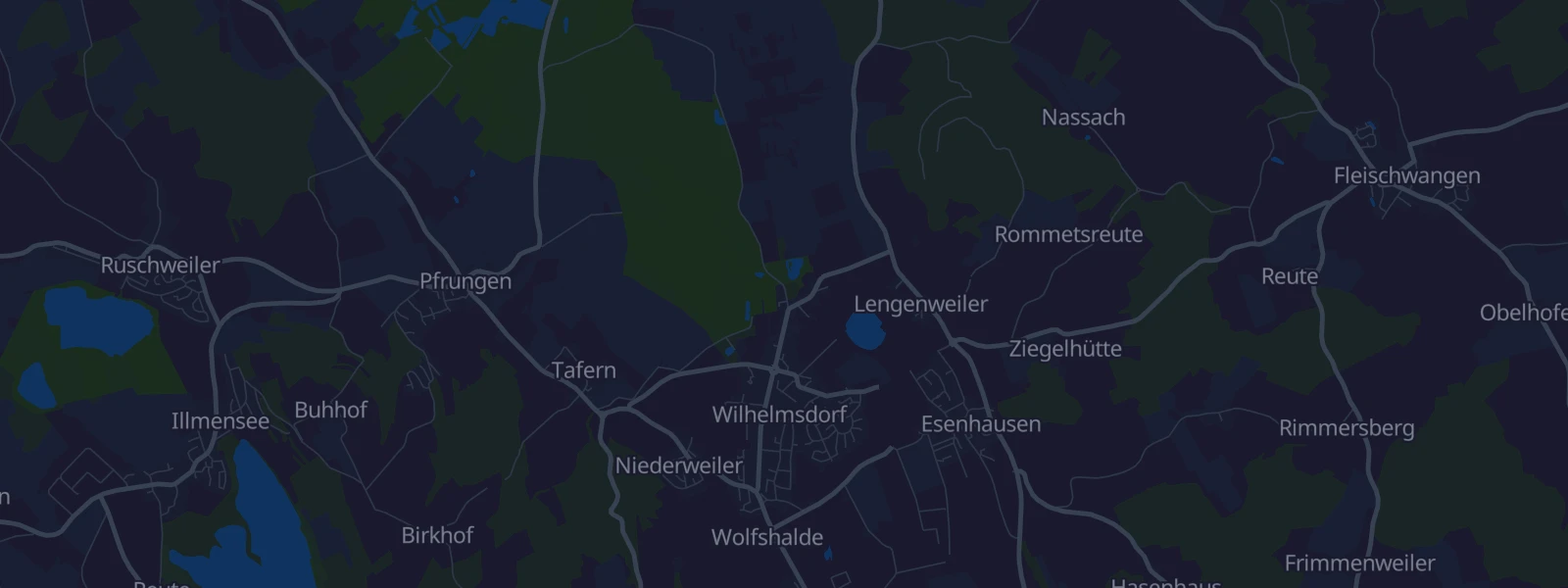 Karte von Wilhelmsdorf