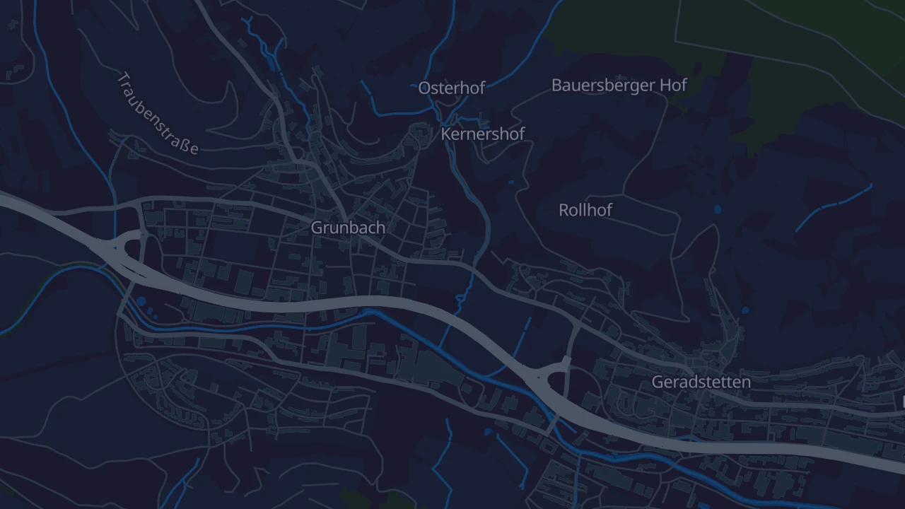 Karte von Grunbach