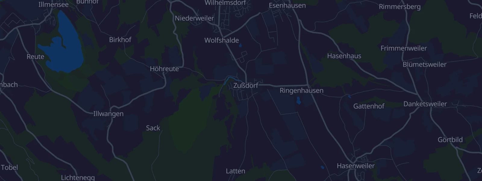 Karte von Wilhelmsdorf-Zußdorf