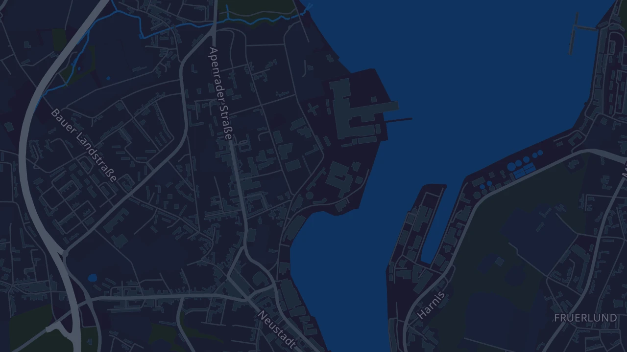 Karte von Flensburg