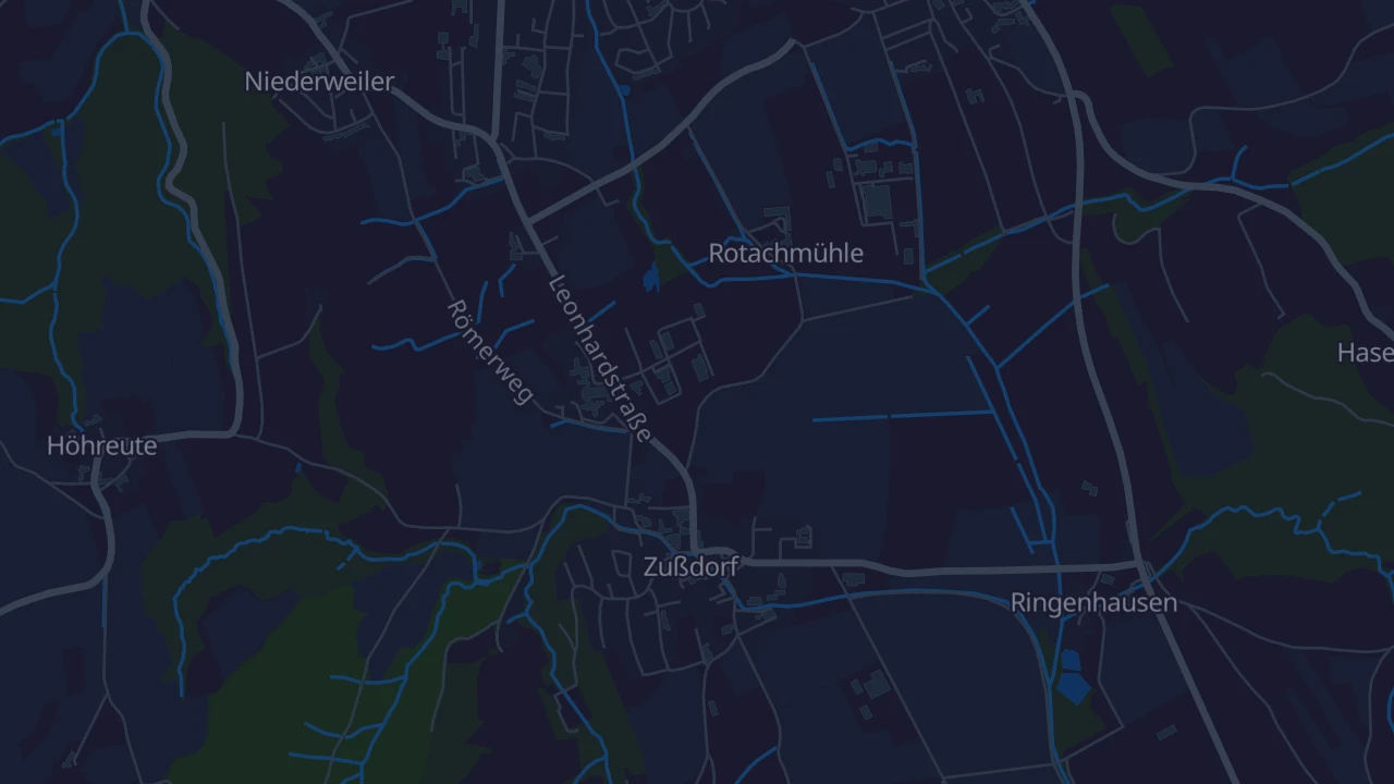 Karte von Wilhelmsdorf-Zußdorf