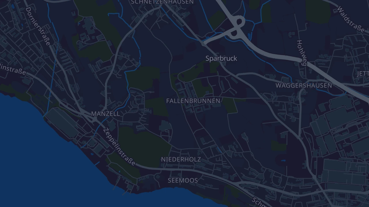 Karte von Friedrichshafen