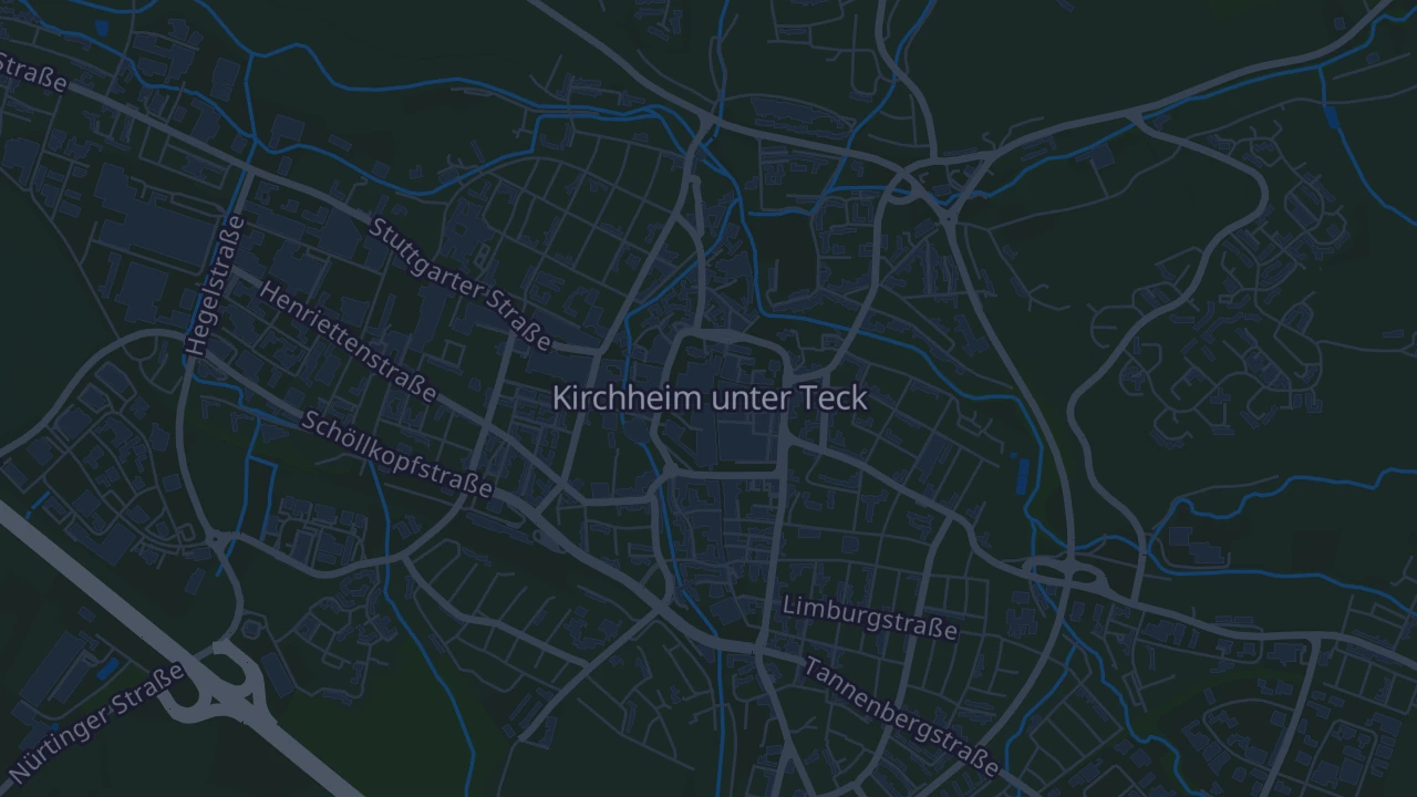 Karte von Kirchheim unter Teck