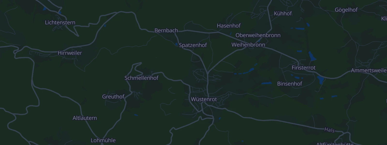 Karte von Wüstenrot