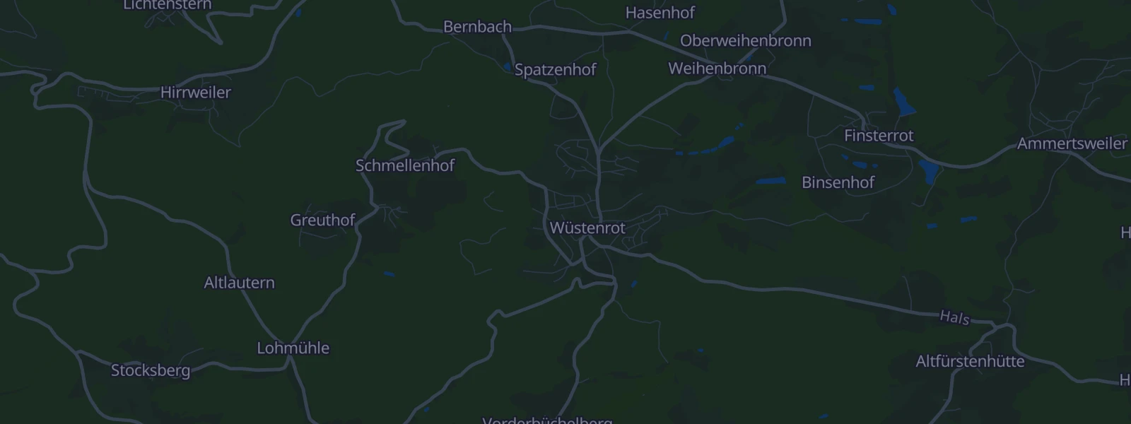 Karte von Wüstenrot