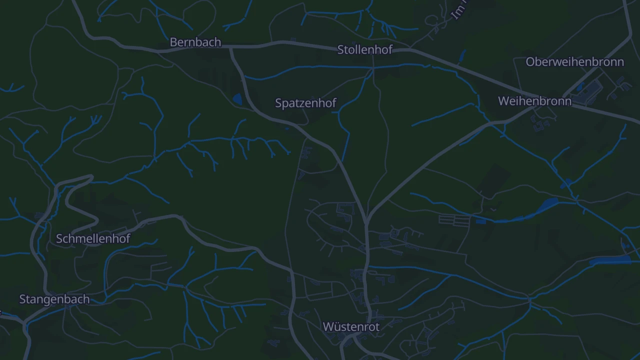 Karte von Wüstenrot