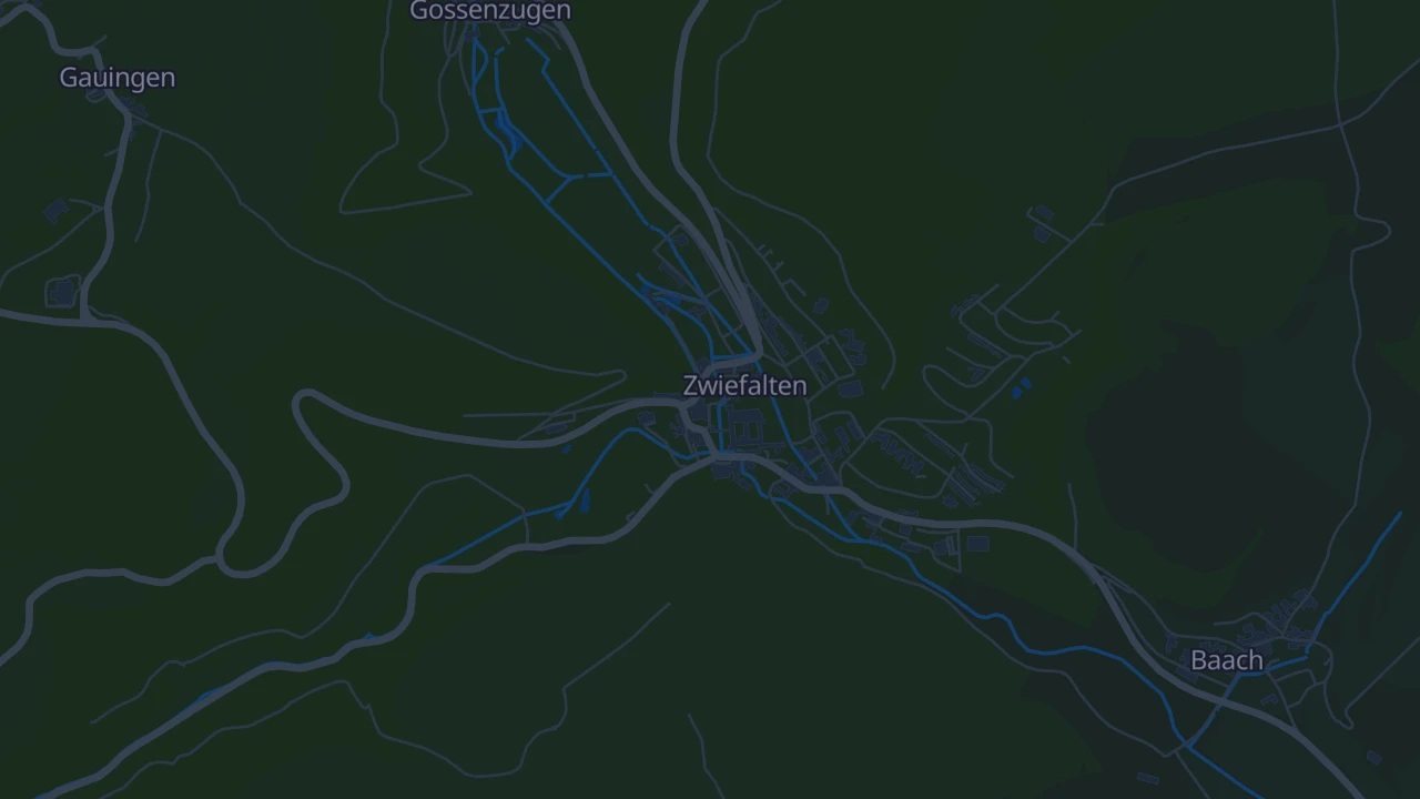 Karte von Zwiefalten