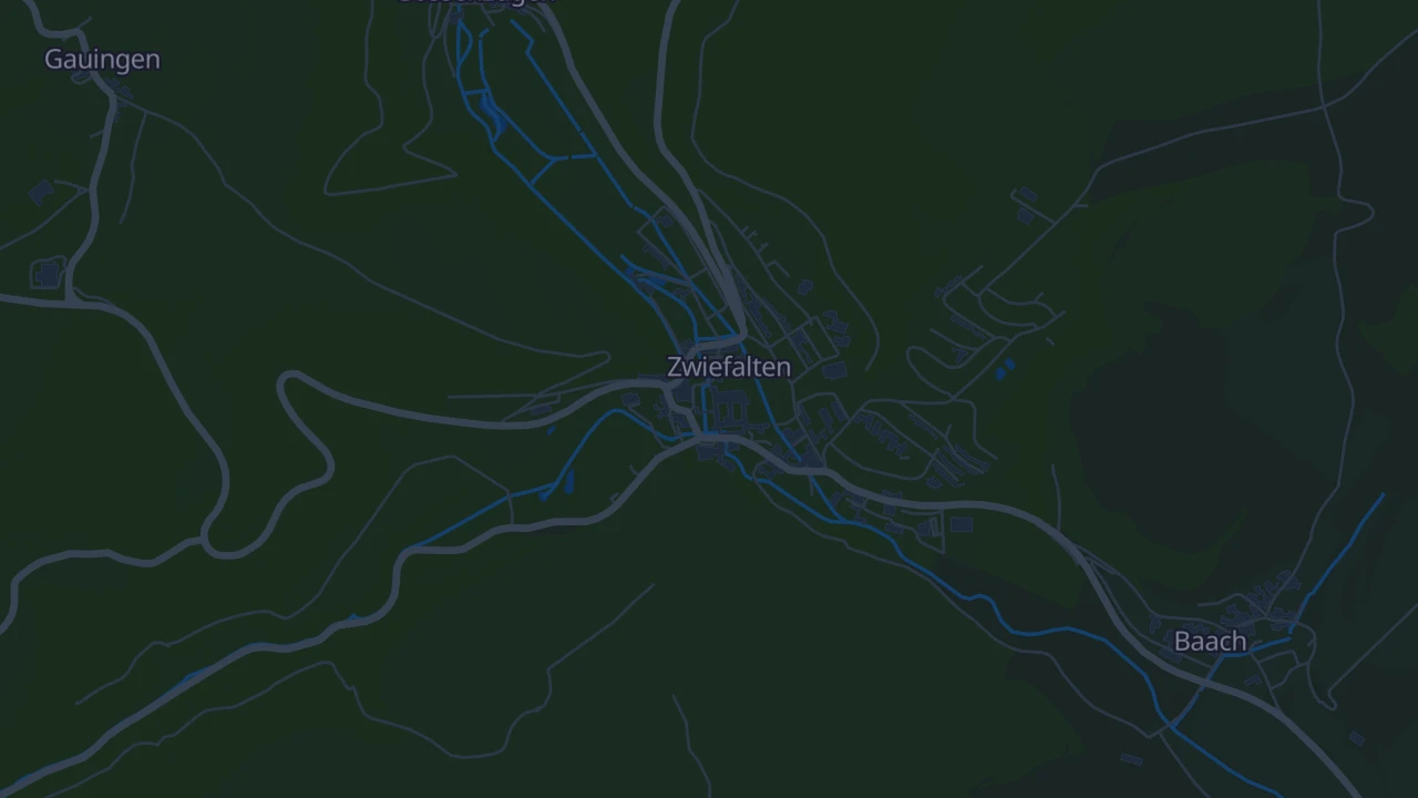 Karte von Zwiefalten