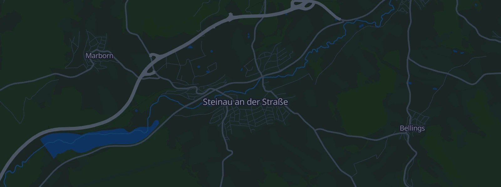 Karte von Steinau an der Straße