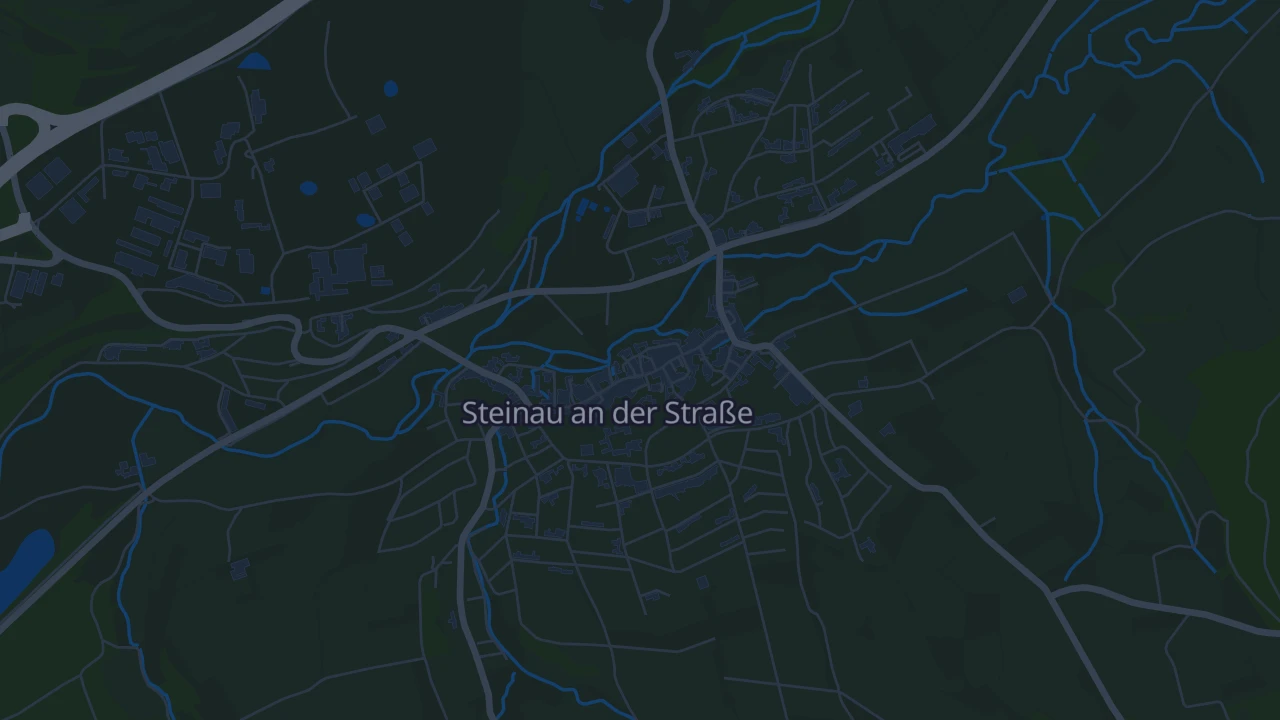 Karte von Steinau an der Straße