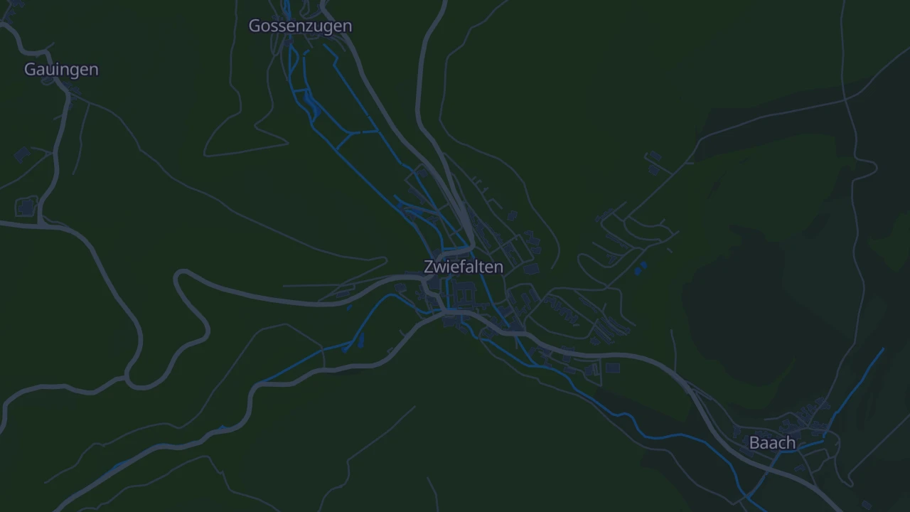Karte von Zwiefalten