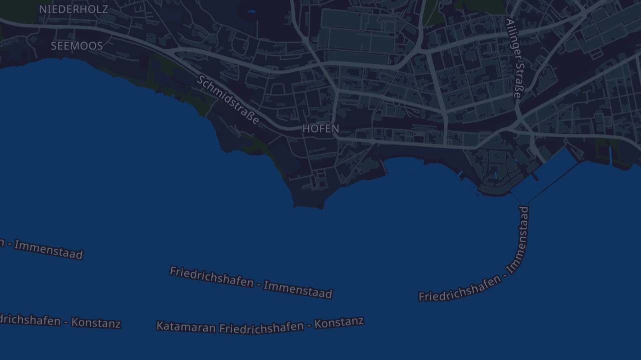 Karte von Friedrichshafen