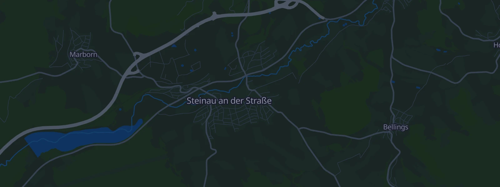 Karte von Steinau an der Straße