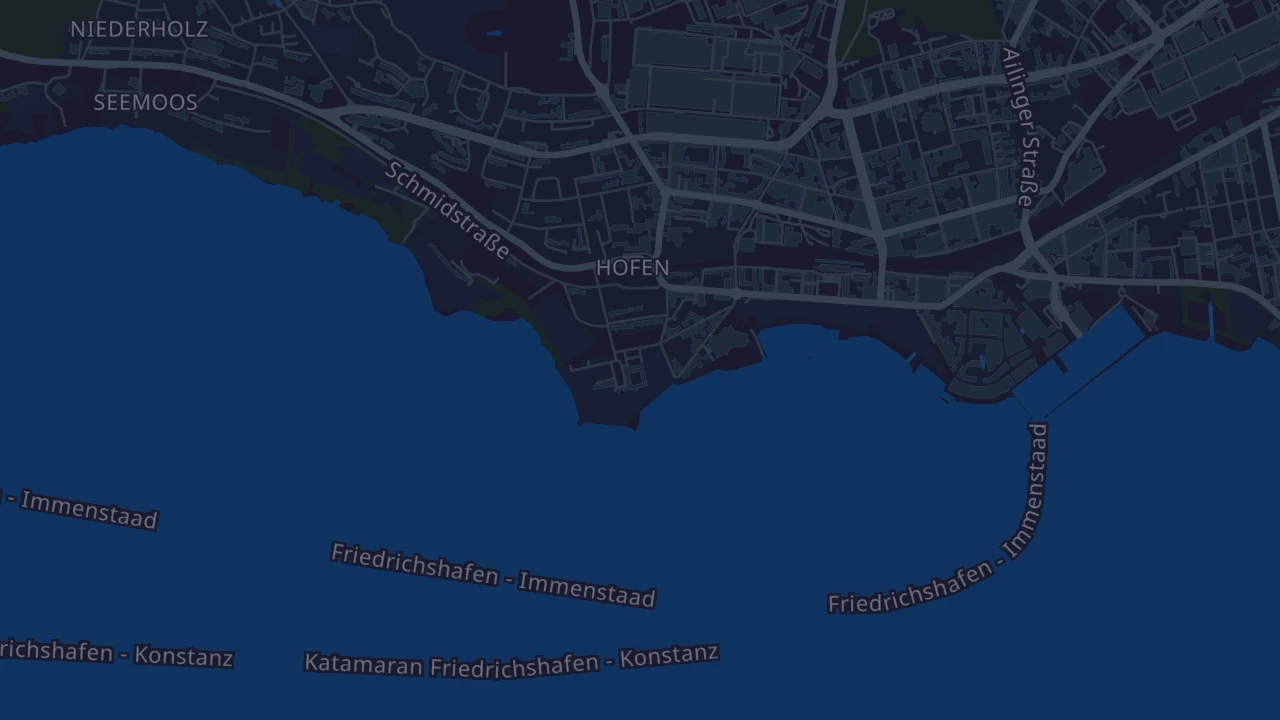 Karte von Friedrichshafen