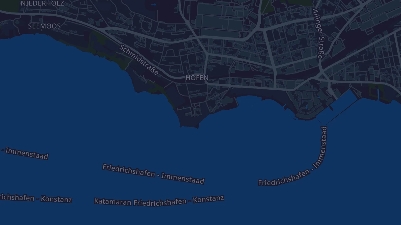 Karte von Friedrichshafen