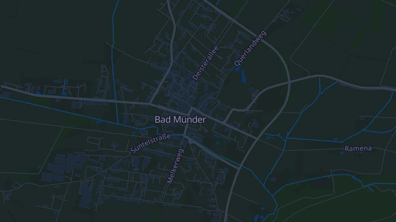 Karte von Bad Münder am Deister