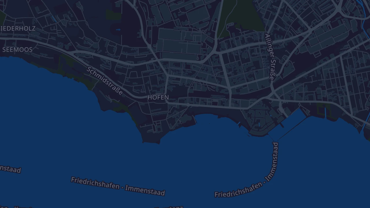 Karte von Friedrichshafen