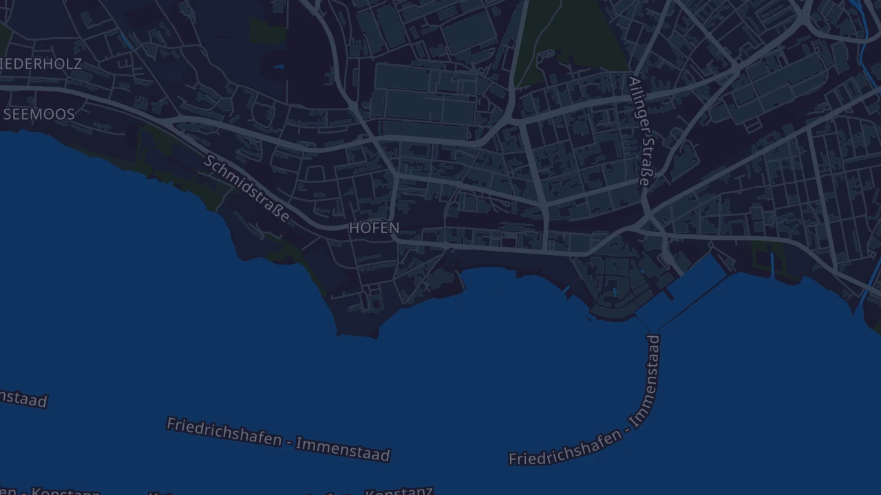 Karte von Friedrichshafen
