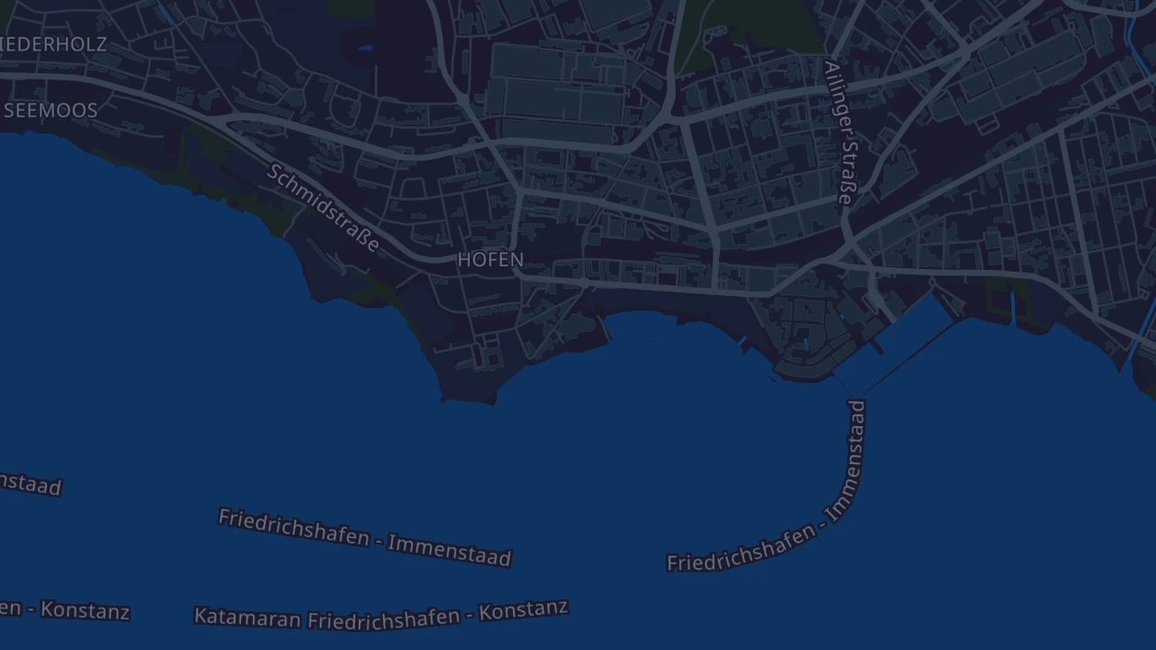 Karte von Friedrichshafen