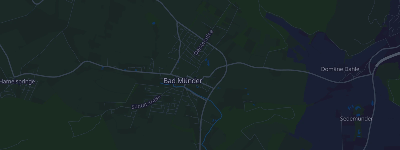 Karte von Bad Münder am Deister