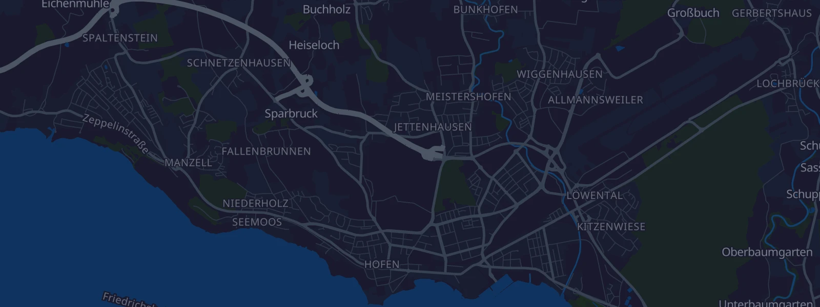 Karte von Friedrichshafen