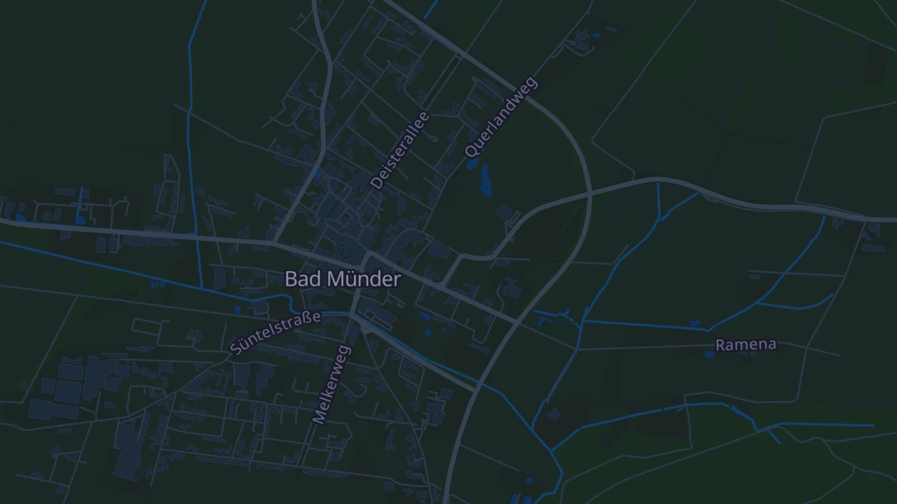 Karte von Bad Münder am Deister