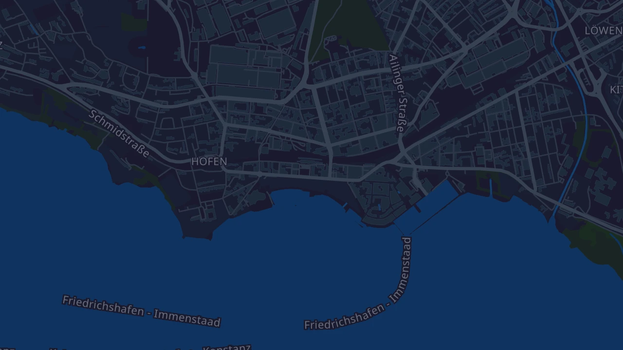 Karte von Friedrichshafen