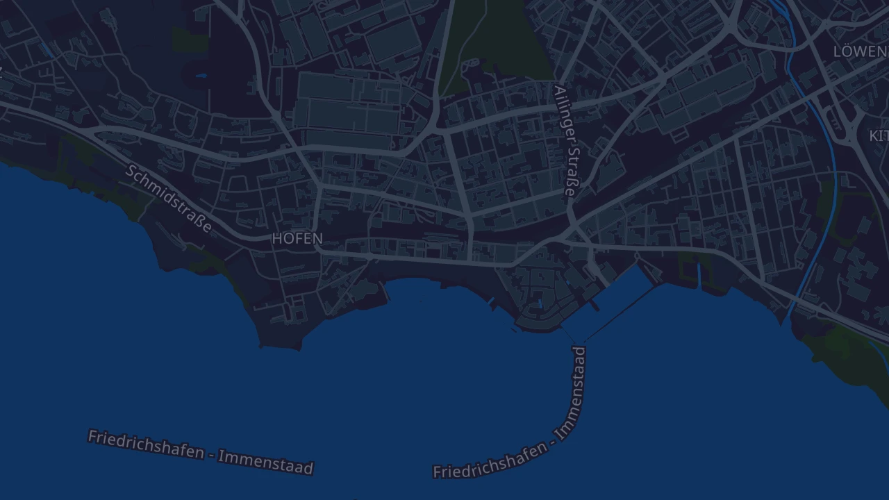 Karte von Friedrichshafen
