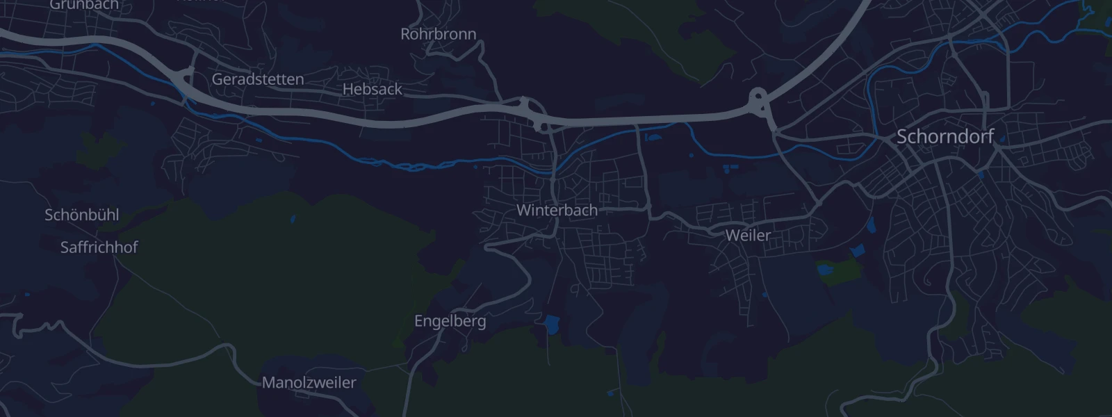 Karte von Winterbach