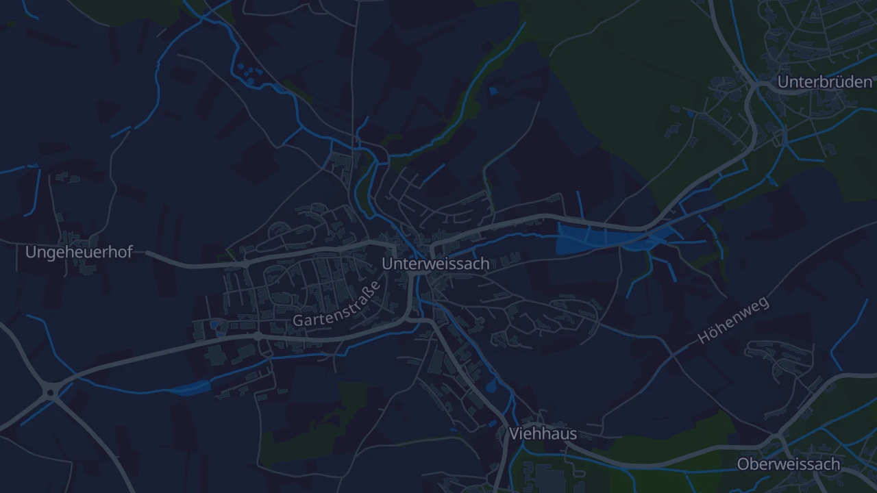 Karte von Unterweissach