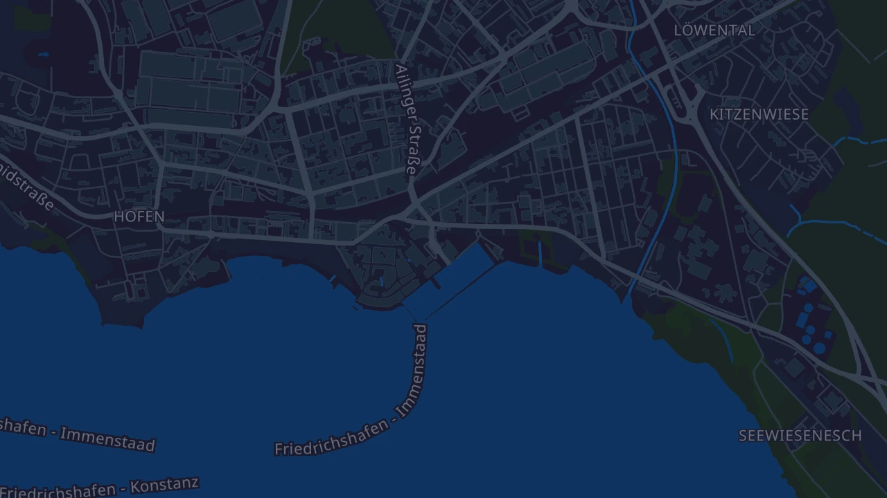 Karte von Friedrichshafen