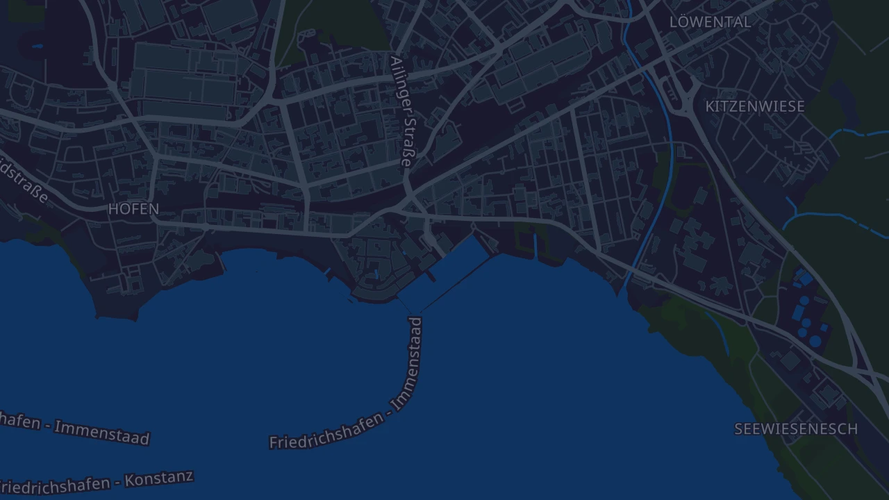 Karte von Friedrichshafen