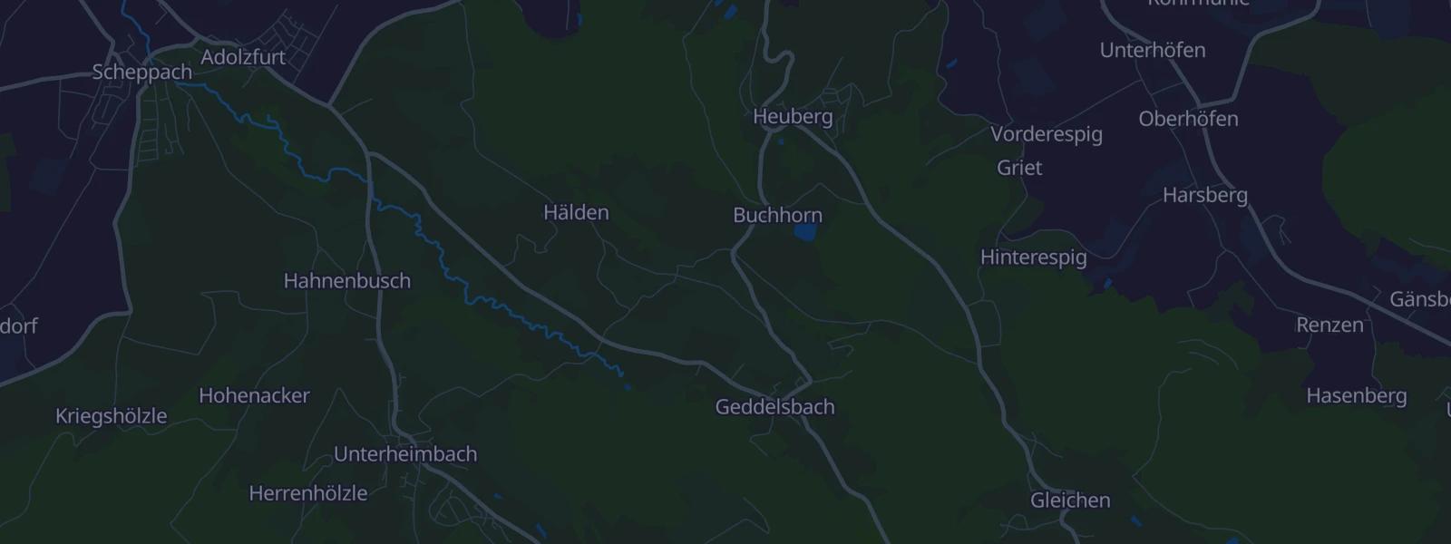 Karte von Geddelsbach