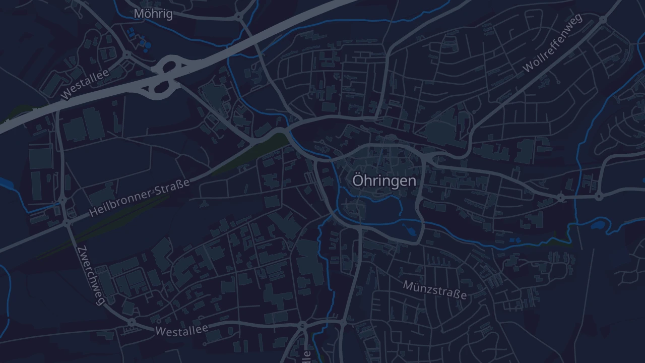 Karte von Öhringen